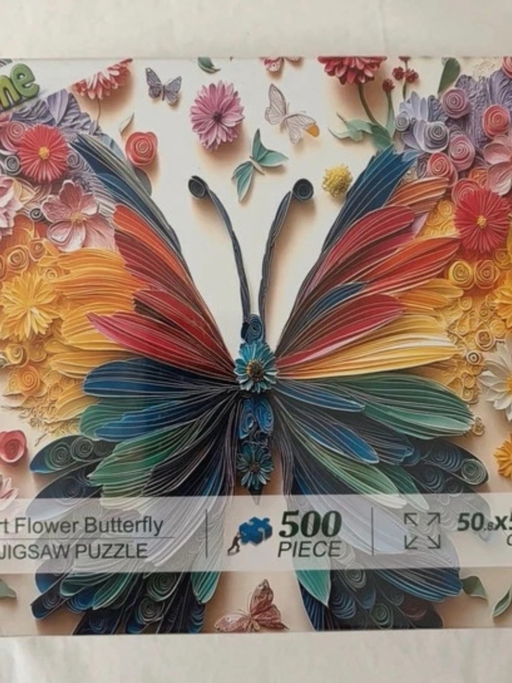 500-Piece Colorful Butterfly Jigsaw Puzzle - Multicolor